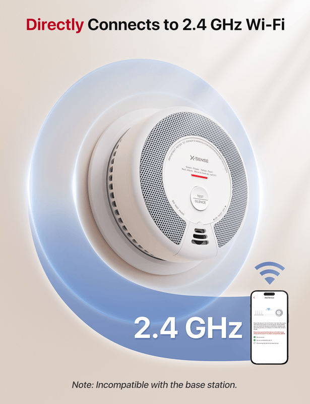 SC06-WX Smart Combo Smoke Detector& Carbon Monoxide Alarm, Enhanced Home Safety with Wi-Fi Connectivity