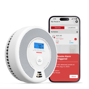 X-Sense SC07-WX Smart Wifi Smoke & Carbon Monoxide Detector Combo Alarm with LCD