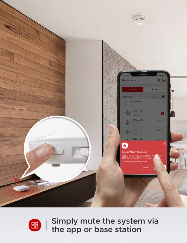 XS01-M Smart Interconnected Smoke Alarm