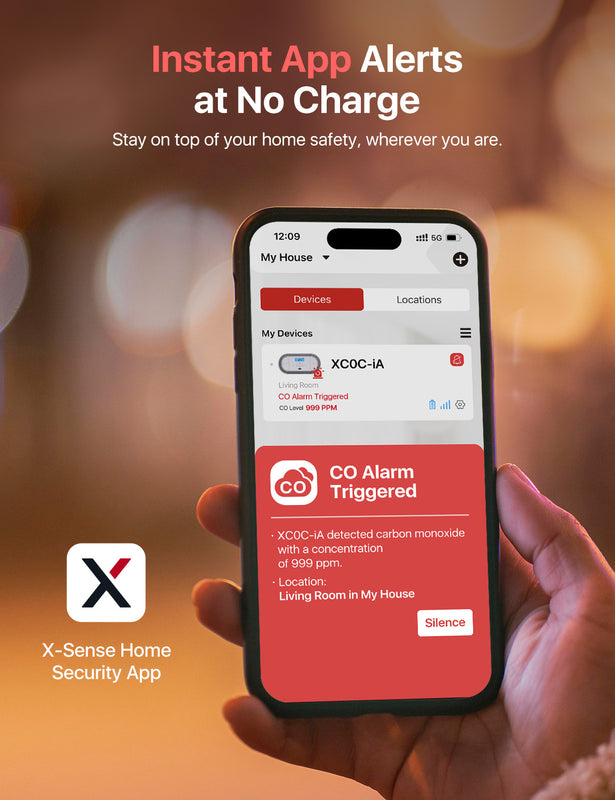 X-Sense Wi-Fi Plug-in Carbon Monoxide Detector XC0C-iA