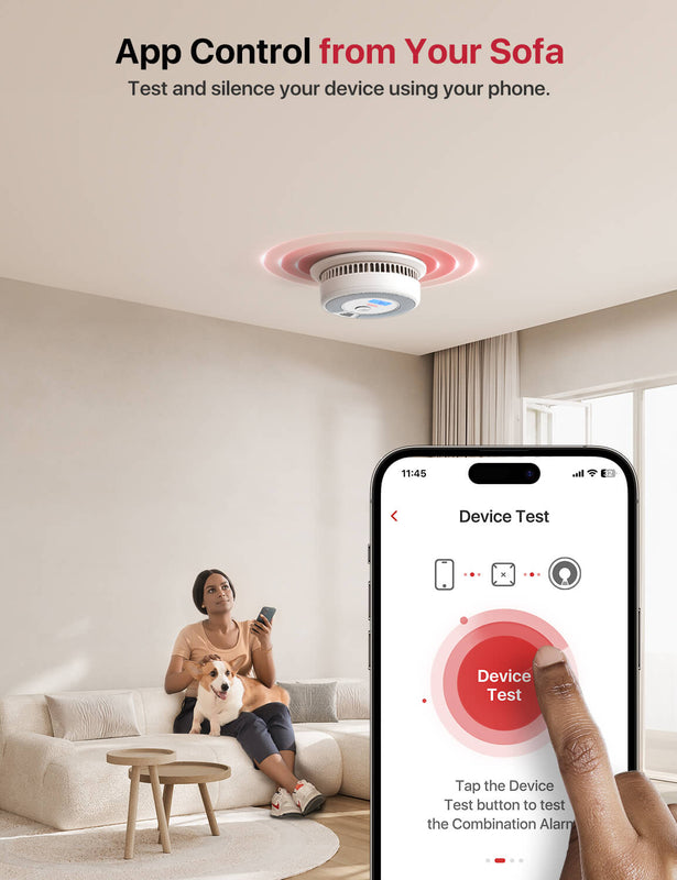 X-Sense Smart Combo Smoke and CO Detector | Interconnected Wireless Alarm System, SC07-MR51, SC07-MR