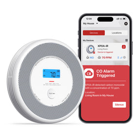 X-Sense Ultra-Slim Wifi Combo Smart Smoke and CO Detector with Voice Alerts, XP0A-iR