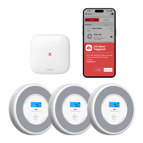 Smart Interlinked Smoke & Carbon Monoxide Alarm Combo Detector with Voice Alerts| X-Sense XP0A-MR, XP0A-MR31