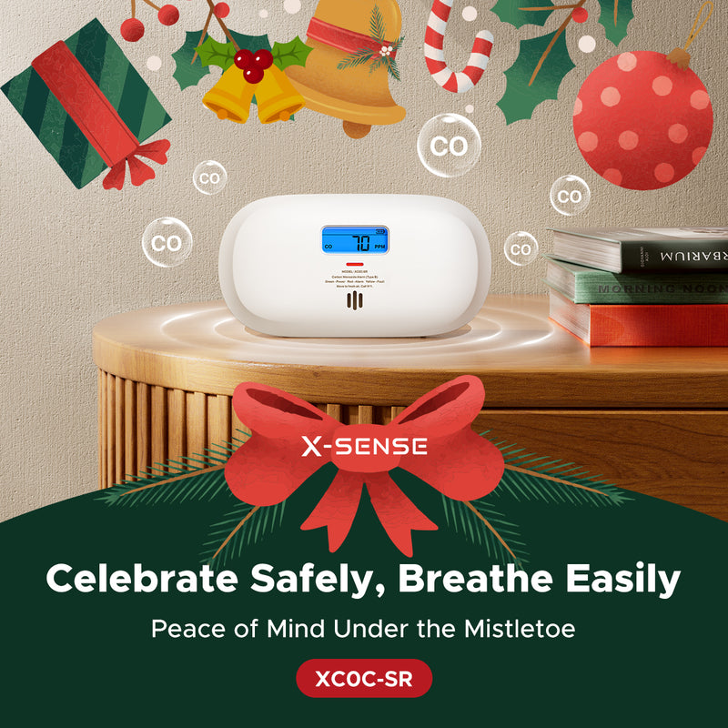 X-Sense Portable Carbon Monoxide Detector with Digital Display | XC0C-SR